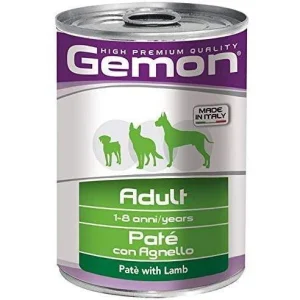 Gemon Adult Patè con Agnello 400g - Cibo Umido per Cani