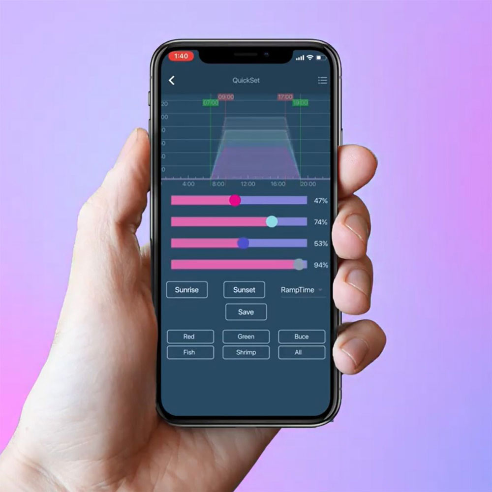 Chihiros WRGB II SLIM 30 Lampada per Acquari Piantumati 30-45cm - immagine 5