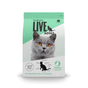 Live Cat ProBiotic Adult Chicken 400g Crocchette per Gatto
