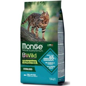 Monge BWild Grain Free Sterilised Tonno e Piselli 1,5kg - Gatto