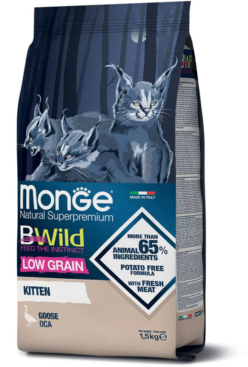 Monge BWild Low Grain Kitten Oca 1,5kg - immagine 2