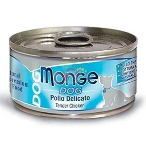 Monge Dog Pollo Delicato 95g - Cibo Umido per Cani