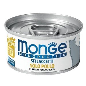 Monge Monoprotein Solo Pollo 80g - Cibo Umido per Gatti