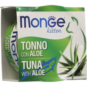 Monge Kitten Tonno con Aloe 80g - Cibo Umido per Gatti