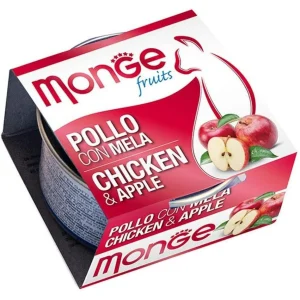 Monge Fruits Pollo con Mela 80g - Cibo Umido per Gatti