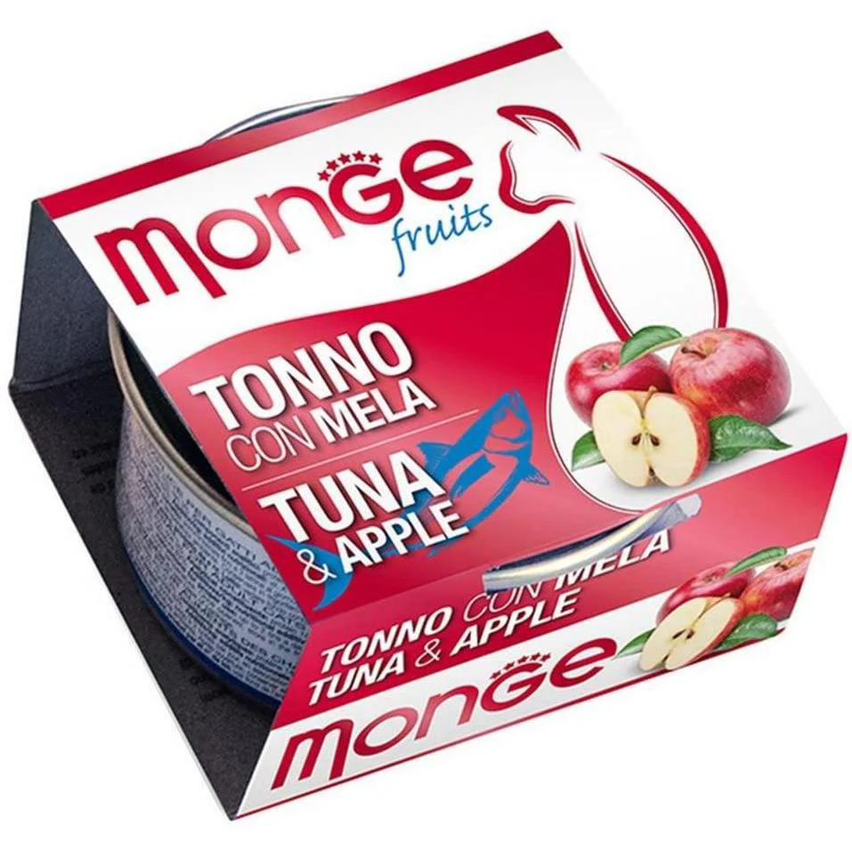 Monge Fruits Tonno con Mela 80g - Cibo Umido per Gatti - immagine 2