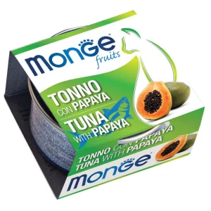 Monge Fruits Tonno con Papaya 80g - Cibo Umido per Gatti