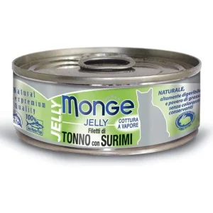 Monge Tonno con Surimi 80g - Cibo Umido per Gatti