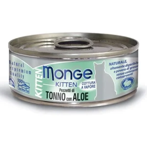 Monge Kitten Tonno Bonito con Aloe 80g - Umido Gatto