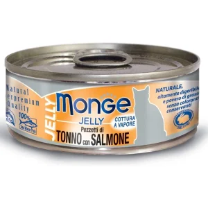 Monge Tonno con Salmone 80g - Cibo Umido per Gatti