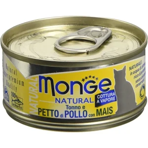 Monge Natural Tonno e Petto di Pollo 80g - Umido Gatto
