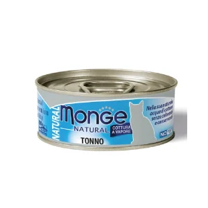 Monge Natural Tonno 80g - Cibo Umido per Gatti
