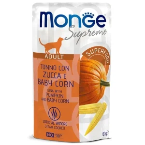Monge Supreme Tonno Zucca e Baby Corn 80g