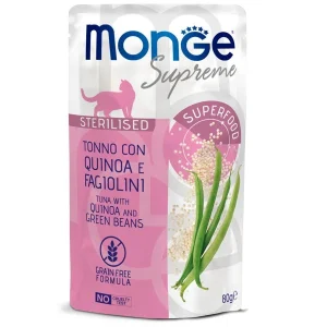 Monge Supreme Tonno Quinoa e Fagiolini 80g