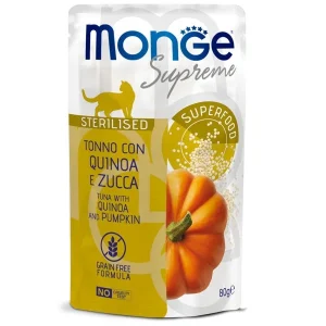 Monge Supreme Sterilised Tonno Quinoa e Zucca 80 gr