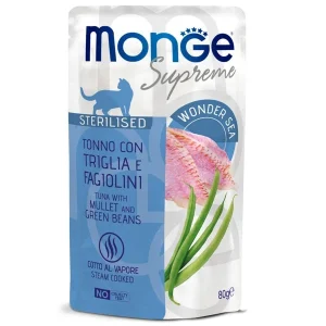 Monge Supreme Sterilised Tonno con Triglia 80g