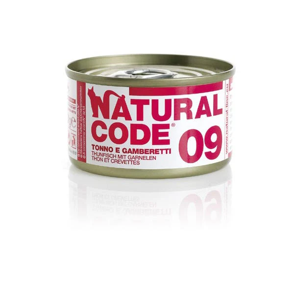 Natural Code 09 Tonno e Gamberetti 85g Umido per Gatti - immagine 2