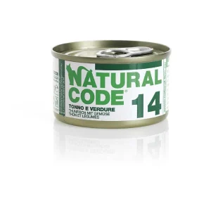 Natural Code 14 Tonno e Verdure 85g Umido per Gatti