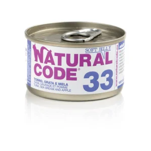Natural Code 33 Tonno Orata e Mela 85g Umido per Gatti
