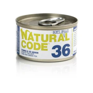Natural Code 36 Tonno e Tè Verde 85g Umido per Gatti