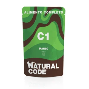 Natural Code C1 Manzo 70g Umido per Gatti