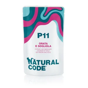 Natural Code P11 Orata e Sogliola 70g Umido per Gatti