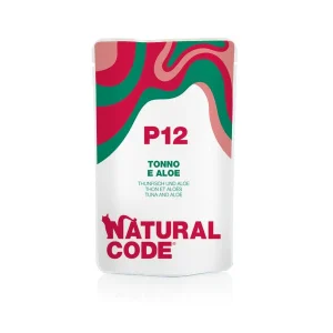 Natural Code P12 Tonno e Aloe 70g Umido per Gatti
