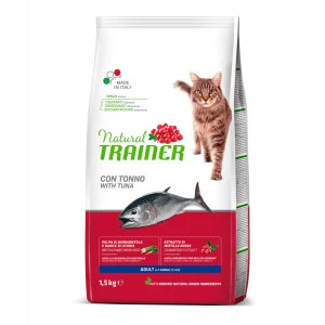 Natural Trainer Adult con Tonno 1,5kg - Crocchette Gatti