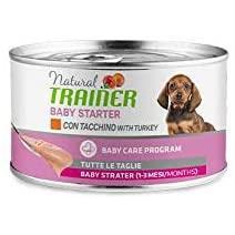 Natural Trainer Baby Starter Con Tacchino 140g - Cibo Umido per Cani