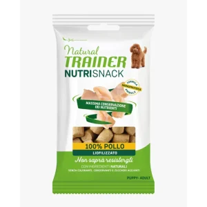 NATURAL TRAINER DOG Nutri Snack 100% Pollo 20g - Snack per Cani Liofilizzato