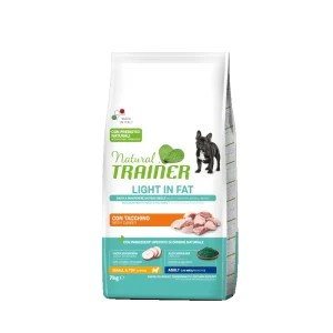 Natural Trainer Light in Fat Small & Toy Tacchino Secco Cane 7 Kg