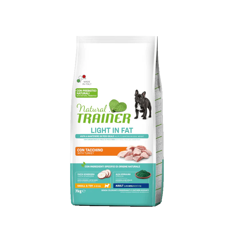 Natural Trainer Light in Fat Small & Toy Tacchino Secco Cane 7 Kg - immagine 2