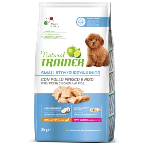 Natural Trainer Puppy & Junior Mini con pollo 2 Kg