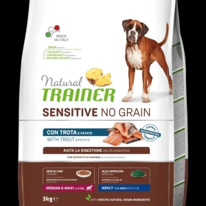 Natural Trainer Sensitive No Grain Trota e Patate 3 kg