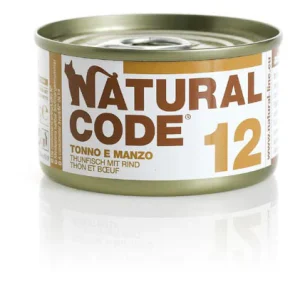 Natural Code 12 Tonno e Manzo 85g Umido per Gatti