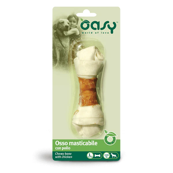 Oasy Osso Masticabile con Pollo Snack Cani Taglia L 67 Gr - immagine 2