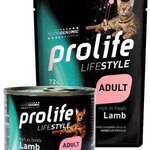 Prolife Lifestyle Adult Agnello 85g - Cibo Umido per Gatti