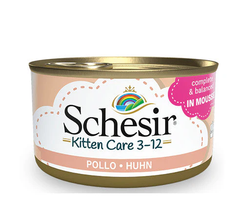 Schesir Kitten Care Mousse Pollo 85g - Cibo Umido per Gatti Cuccioli - immagine 2