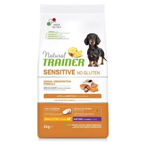 Trainer - Natural Sensitive No Gluten Small & Toy Mature con Salmone - 2 kg
