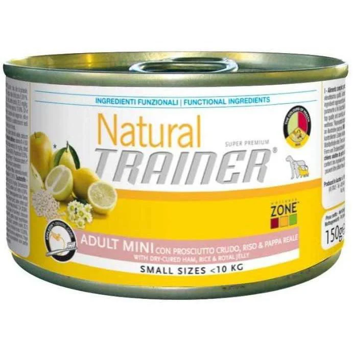 Natural Trainer Small&Toy Adult con Prosciutto Crudo 150g - Cibo Umido per Cani - immagine 2