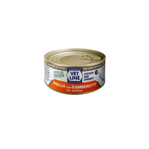 Vetline POLLO E GAMBERETTI IN SALSA 70GR